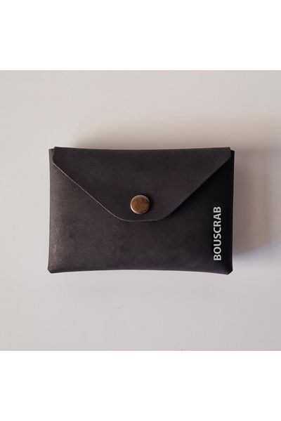 bouscrab Genuine Leather Card Holder Coin Purse