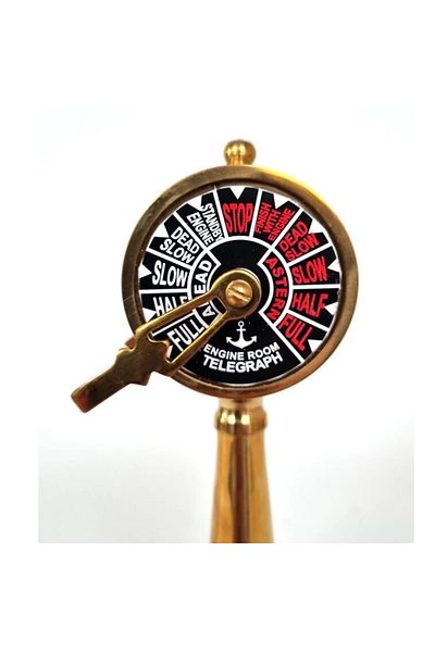 Hediye Sahibi Brass Machine Telegraph 17*9 cm