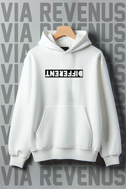 Vordevia Φούτερ με κουκούλα με κουκούλα με διαφορετική στάμπα με 3 νήματα με ...