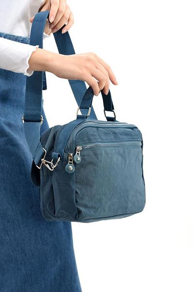 Baginn Geantă Messenger de mână cu curele încrucișate pentru femei - țesătură Kılinkir, geantă de umăr 25*20 cm