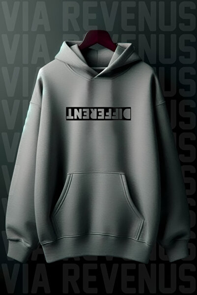 Vordevia Φούτερ με κουκούλα με κουκούλα με διαφορετική στάμπα με 3 νήματα με ...