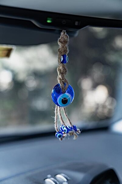 Hd Marketim Breloc din paie, macrame, cu mărgele ochiul rău, ornament pentru ...