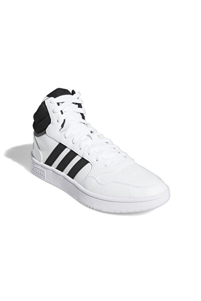 adidas Erkek Hoops 3.0 Mid Lifestyle Classic Vintage Beyaz Basketball Ayakkabısı GW3019