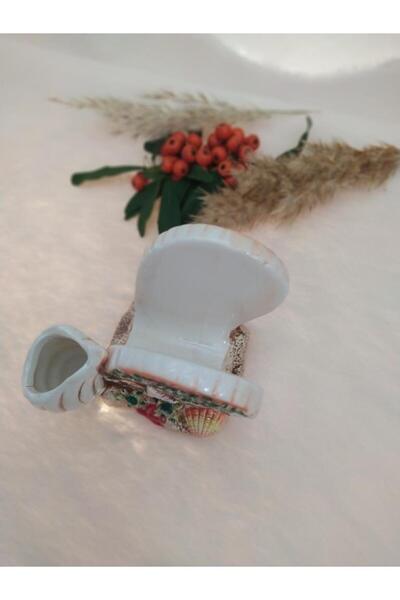 Hd Marketim Hdmarketim Otantik Seramik Peçetelik Kürdanlık Antalya Temalı El Işi Boyama