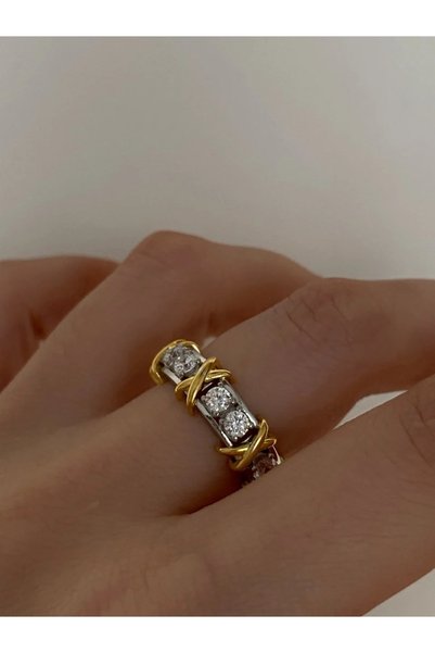 kems jewels العلامة التجارية X نموذج Vip الزركون حجر الصلب الدائري