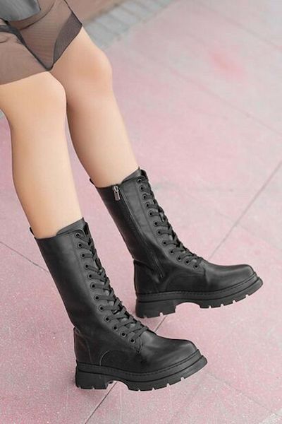 Kocamanlar Ayakkabı Kocamanlar Long Boots Γυναικείες Μπότες ΜΑΥΡΟ