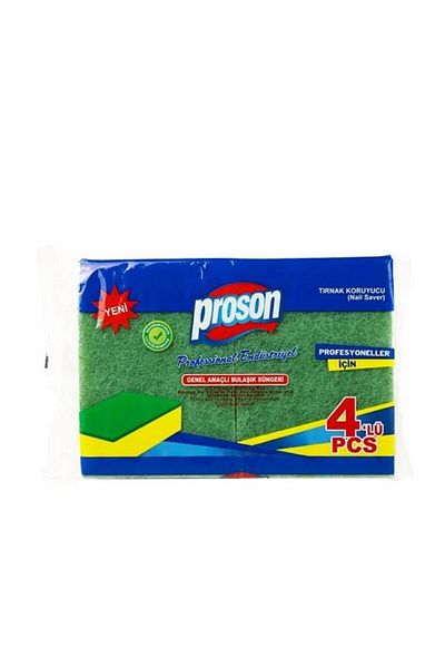Proson Dish Sponge and Nail Protector - Pack of 4 X4