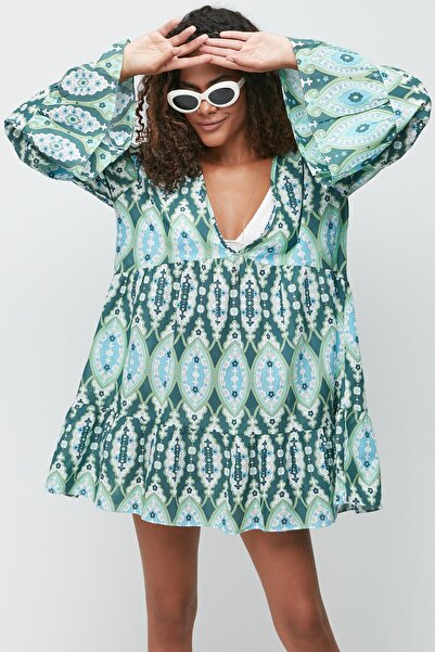 C&City Pareo Beach Dress 22329 Πράσινο/Πολύχρωμο