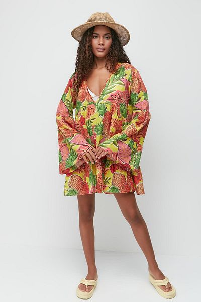 C&City Pareo Strandkleid 22329 Ananas