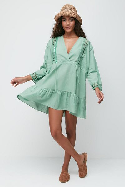 C&City Pareo Strandkleid 22411 Grün