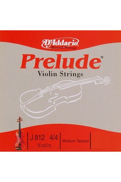 Daddario Daddariio J812 Violin Single String, Prelude, Scale 4/4, A-(La), Normal Violin String Prelude Kemana La