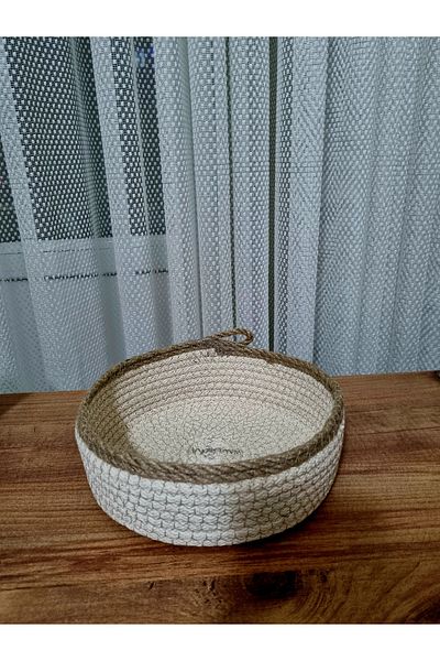 EGE ÖRGÜM منظم ديكور سلة 20x6 سم