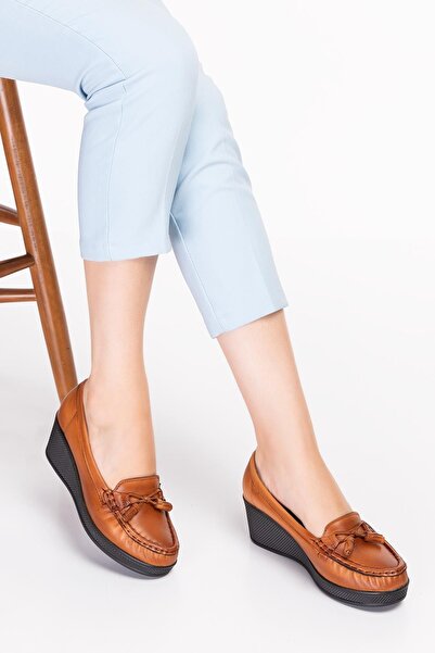 ARTI ARTI AYAKKABI Plus-plus014-14125 Pantofi ortopedici pentru femei cu toc cu platformă din piele naturală