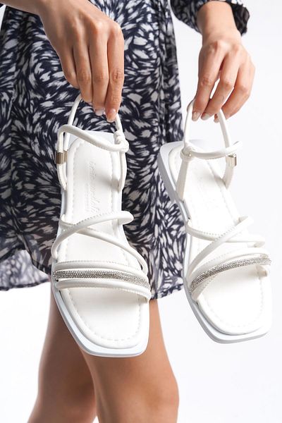 ARTI ARTI AYAKKABI MIA026-1511 White Daily Women's Holiday Sandals