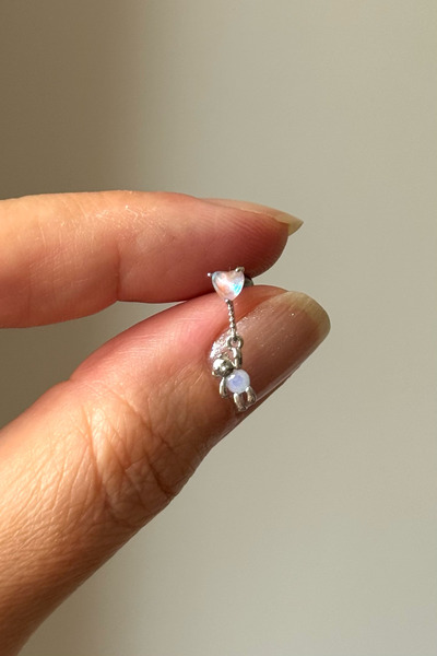 Ceren Uçan Balonlu Ayıcık Piercing | Cerrahi Çelik