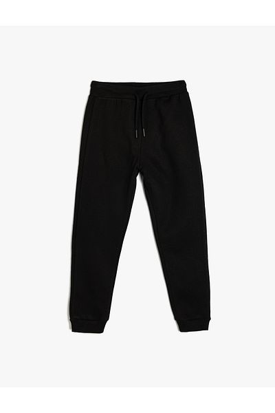 Koton Basic Jogger Sweatpants with Tie-Up Waist and Pockets