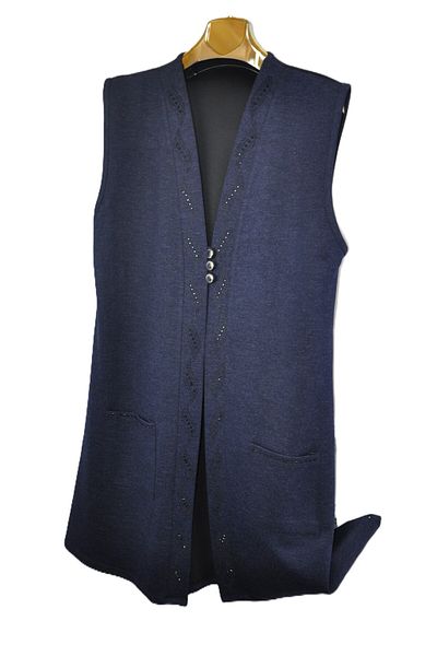 elma abone New Season Ecrin 3 Button Long Vest