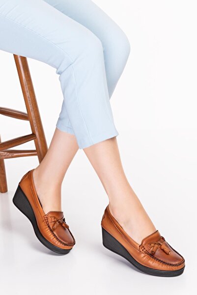 ARTI ARTI AYAKKABI plus-plus014-14505 Pantofi ortopedici de damă din piele naturală cu toc cu platformă