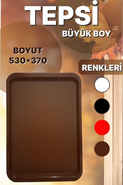 Baby Turco Büyük Boy Plastik Tepsi (53×37)