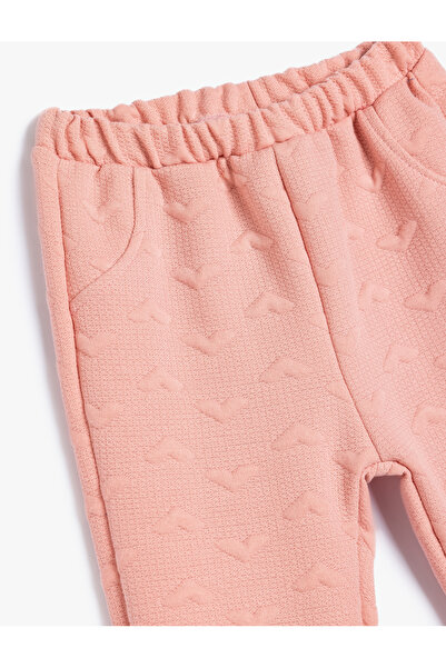 Koton Texturált melegítőnadrág - elasztikus derékkialakítás