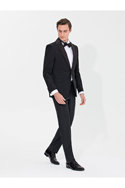 Cacharel Siyah Slim Fit Smokin Ceket 50266999-VR046