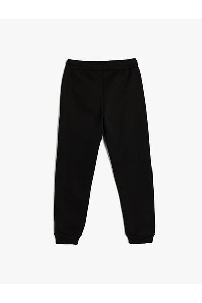 Koton Basic Jogger Sweatpants with Tie-Up Waist and Pockets
