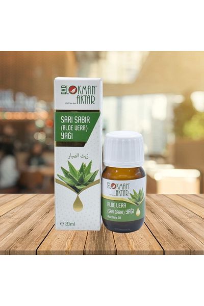 Lokman 20 Ml Herbal Vital Aloe Vera Oil - Yellow Patience