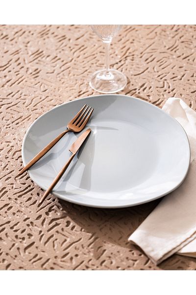 Madame Coco Blue Souci Serving Plate - 30 Cm