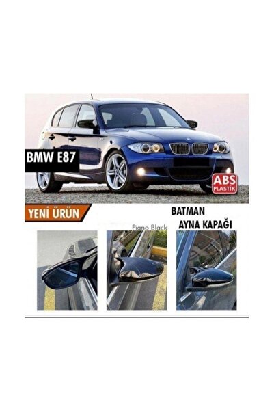 Genel Markalar BMW E87 Batman Yarasa Ayna Kapağı Piano Black ABS 2004-2011