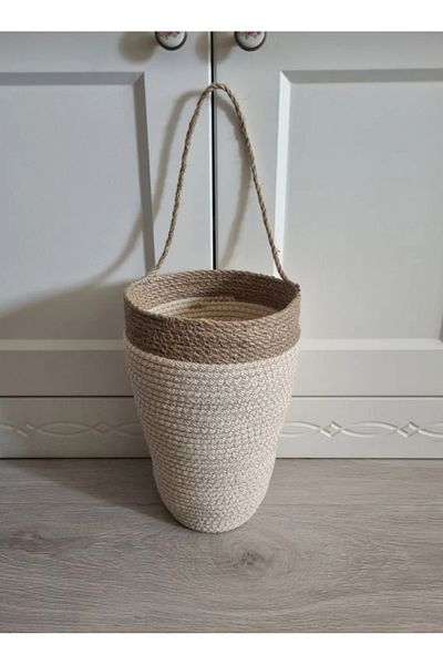 ÖRGÜM Bag Holder Decorative Basket Bag Organizer 29X16 cm
