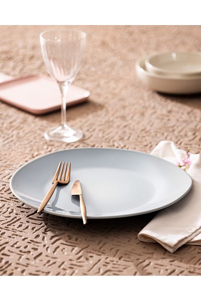 Madame Coco Blue Souci Serving Plate - 30 Cm
