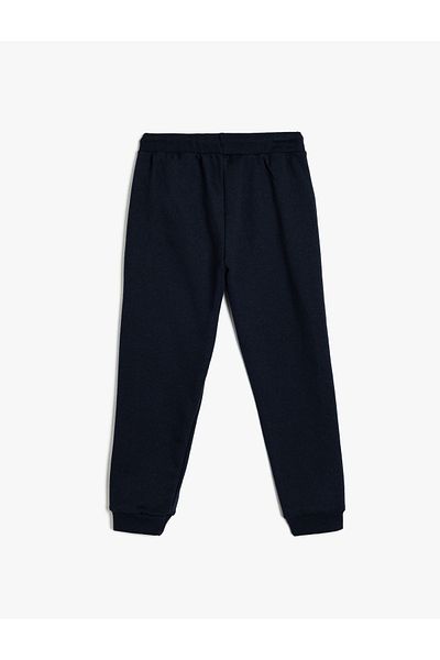 Koton Slogan Printed Jogger Sweatpants - με τσέπες και κορδόνι στη μέση