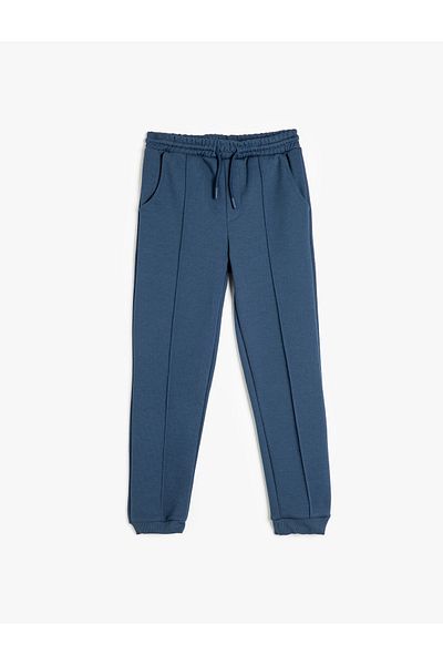 Koton Základní Jogger tepláky s kravatou v pase