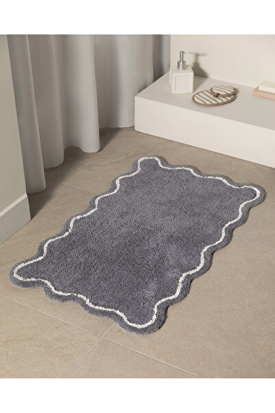 Madame Coco Yvoire Banyo Paspas - Gri - 50x80 cm