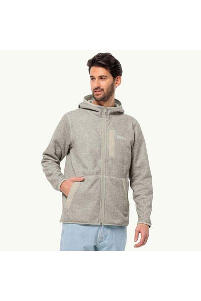 Jack Wolfskin عرق رجالي1711121 - Tannenspur مقنعين Jkt، M