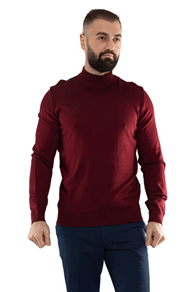 Sementa 12108 Yarım Balıkçı Yünlü Triko Erkek Kazak