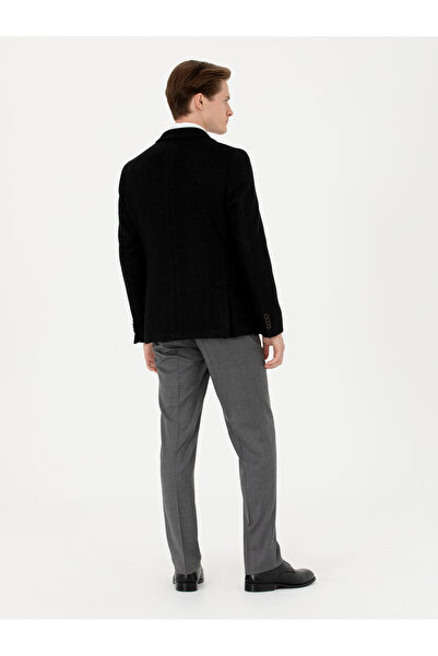 Cacharel Gri Slim Fit Yün Karışımlı Kumaş Pantolon 50270151-VR024
