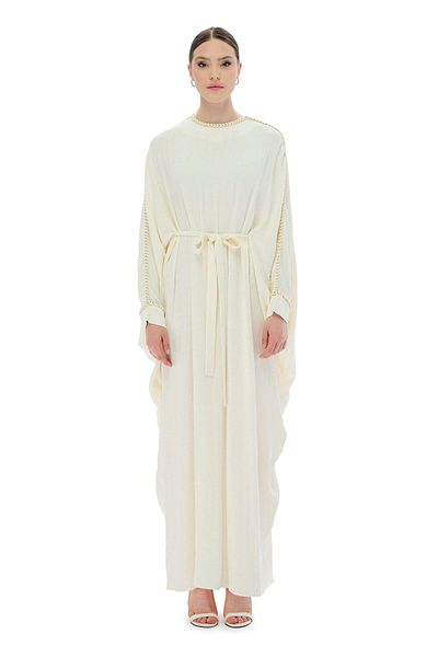 miha Hicran Önal Iray Dress Ecru
