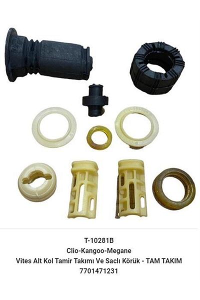 İLK OTOMOTİV Clio Kangoo Megane Repair Kit - Gear Shift Lower Arm & Blower with Hair