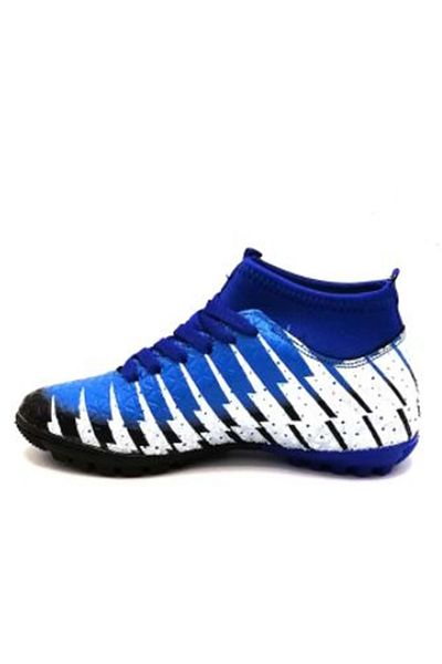 KCMN Șosete pentru bărbați Lion Professional Pantofi Astroturf NEGRU-ALBASTRU