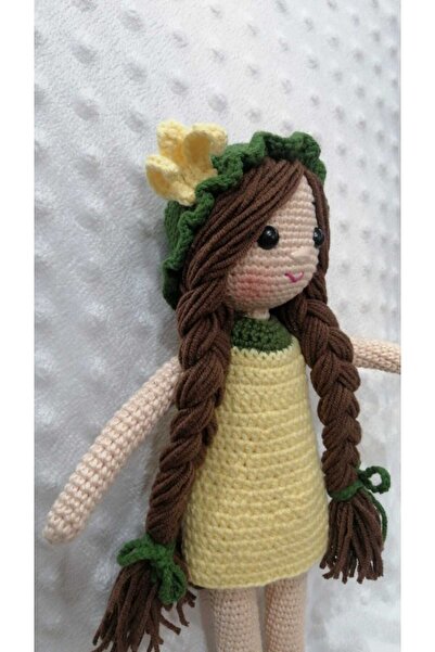 Toyscity Muz Kız Organik Örgü Oyuncak