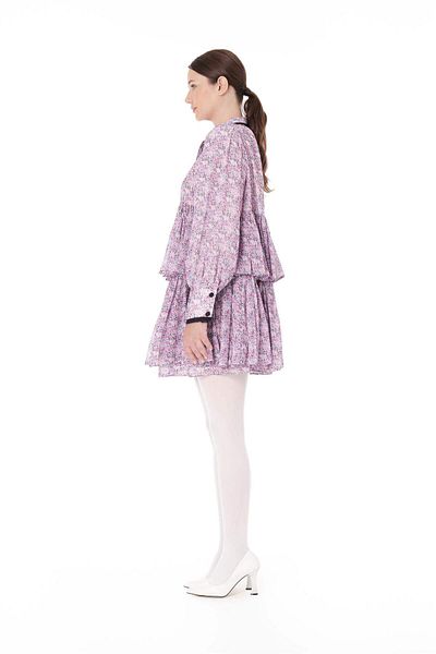 miha Hicran Önal Purple Rosa Tunic
