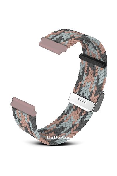 UnDePlus لساعة سامسونج جالاكسي 4 5 6 7 FE 40 40 44 كلاسيك 42 43 46 47 ملم سلك مرن مع مشبك معدني