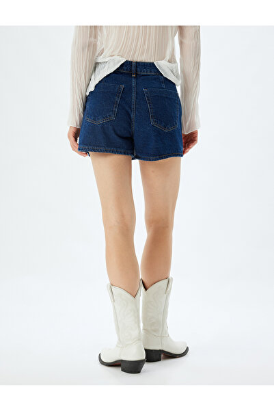 Koton Mini-Demin-Shorts mit Taschendetail und Standard-Taille