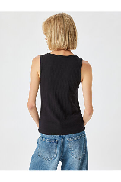Koton Round Neck Ribbed Sleeveless T-Shirt