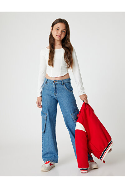 Koton Cotton Cargo Jeans - zsebnadrág