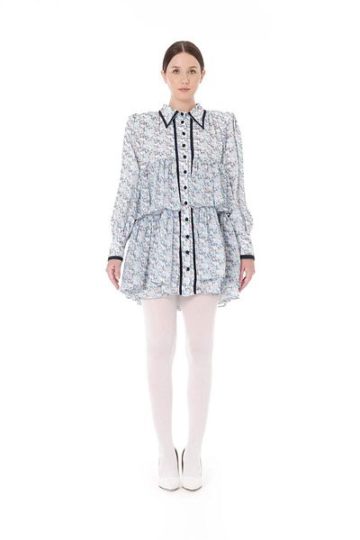 miha Hicran Önal Blue Rosa Tunic