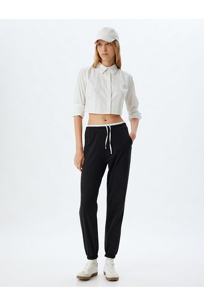 Koton ComfortableJogger Sweatpants - Διπλή μέση, κορδόνια και τσέπες