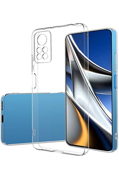 CEPSTOK Xiaomi Redmi Note 12 Pro 4g Kılıf Şeffaf Kamera Korumalı Yumuşak Silikon
