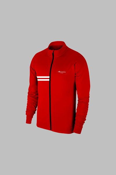 POSEIDON STORM Men's Red Custom Supra Combed Cotton Training and Running Suit - Large Size 4XL-10